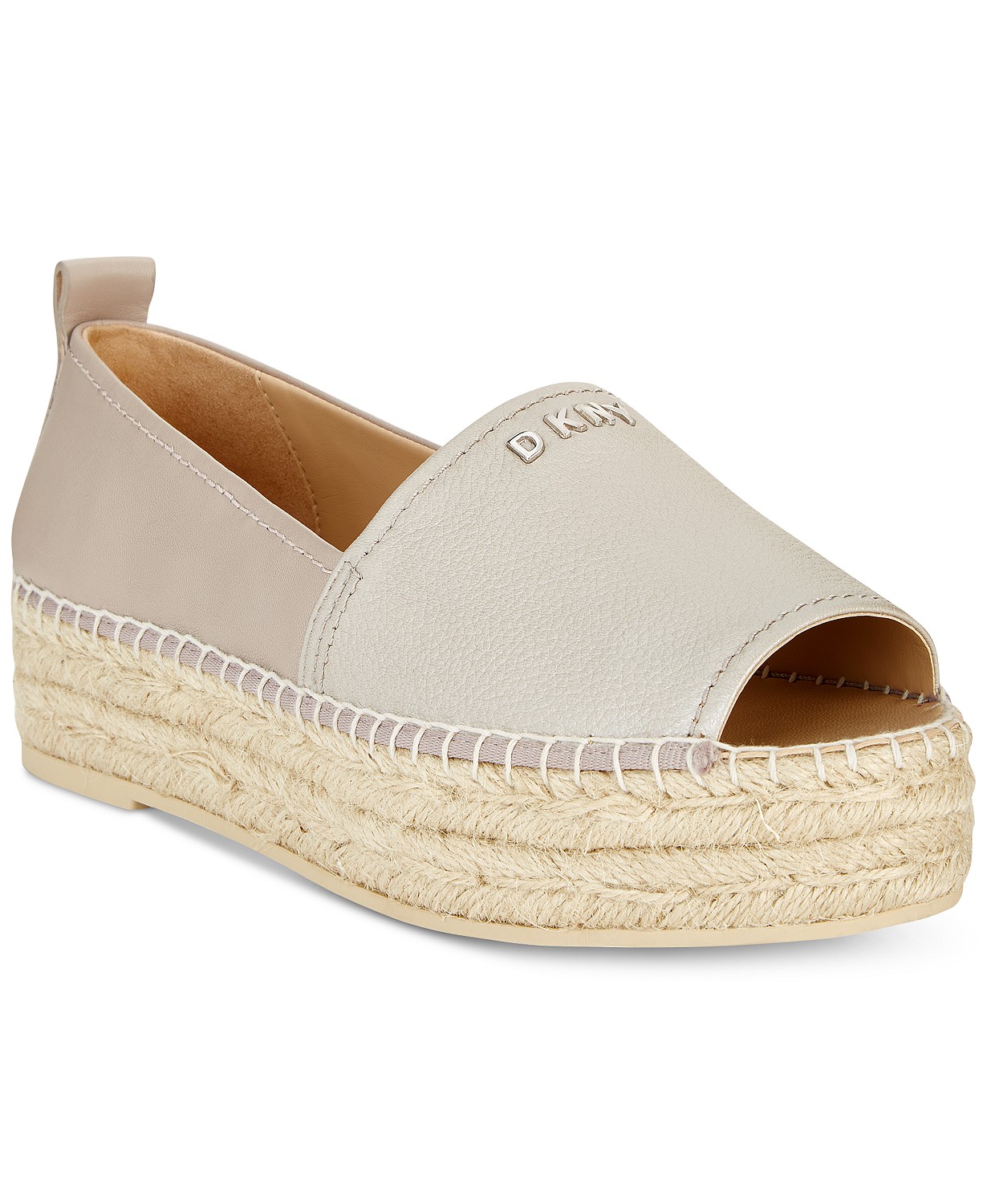 dkny peep toe espadrille
