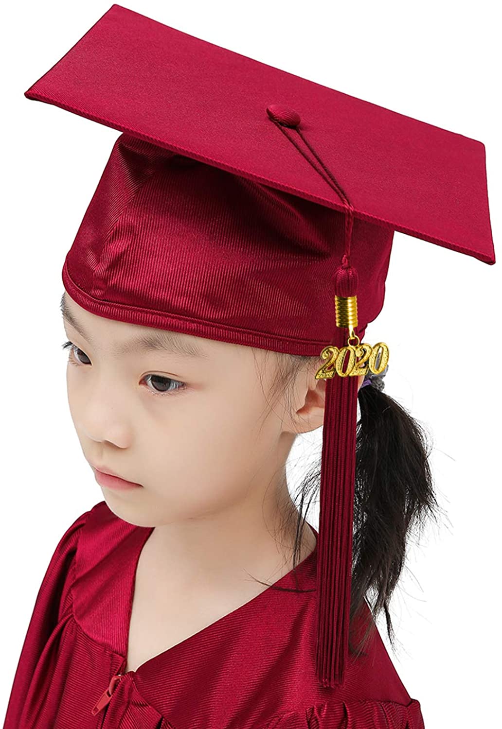 Graduationmall Shiny Kindergarten And Preschool Graduation Gown Maroon