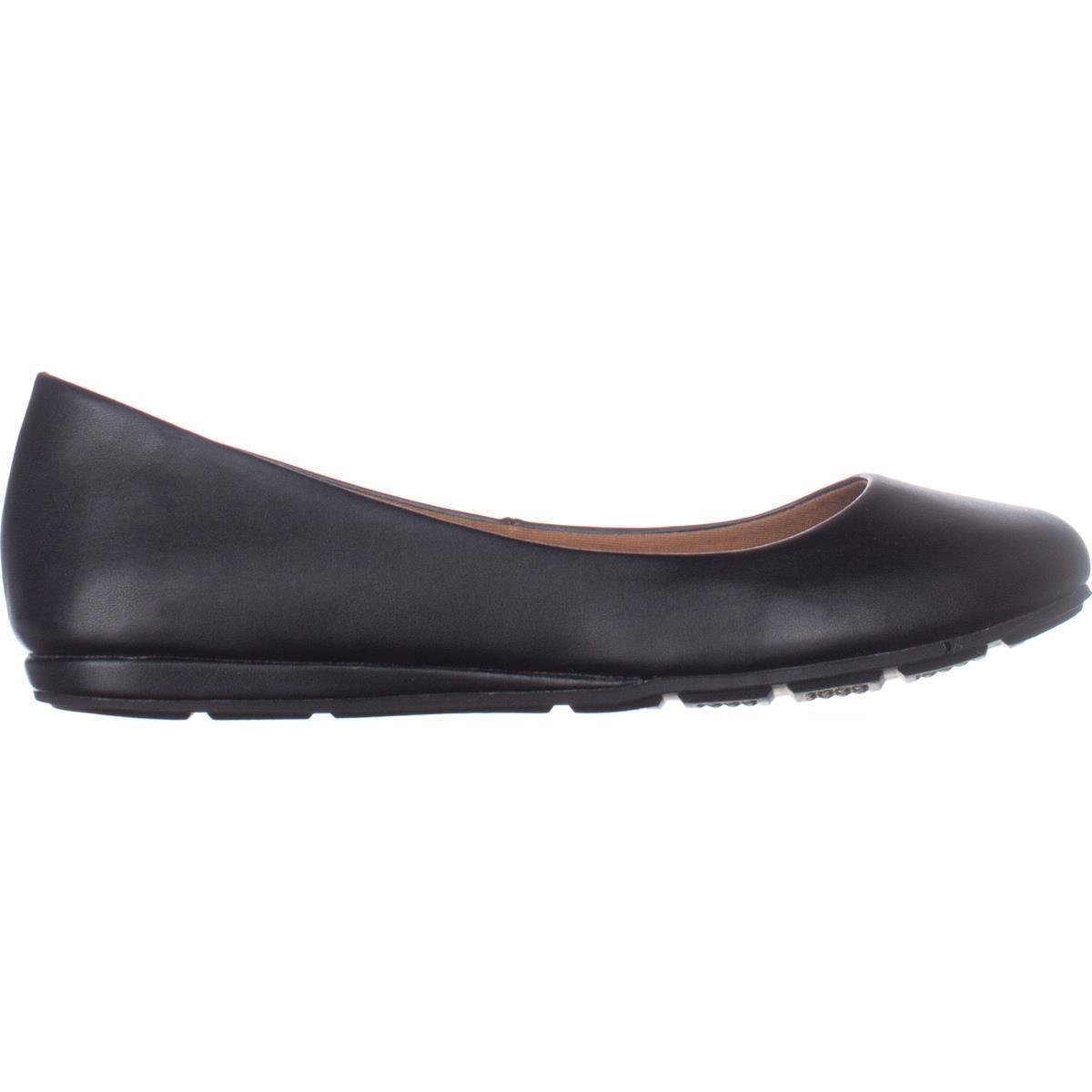 American Rag Womens Ellie Closed Toe Ballet Flats, Black Smooth, Size 9