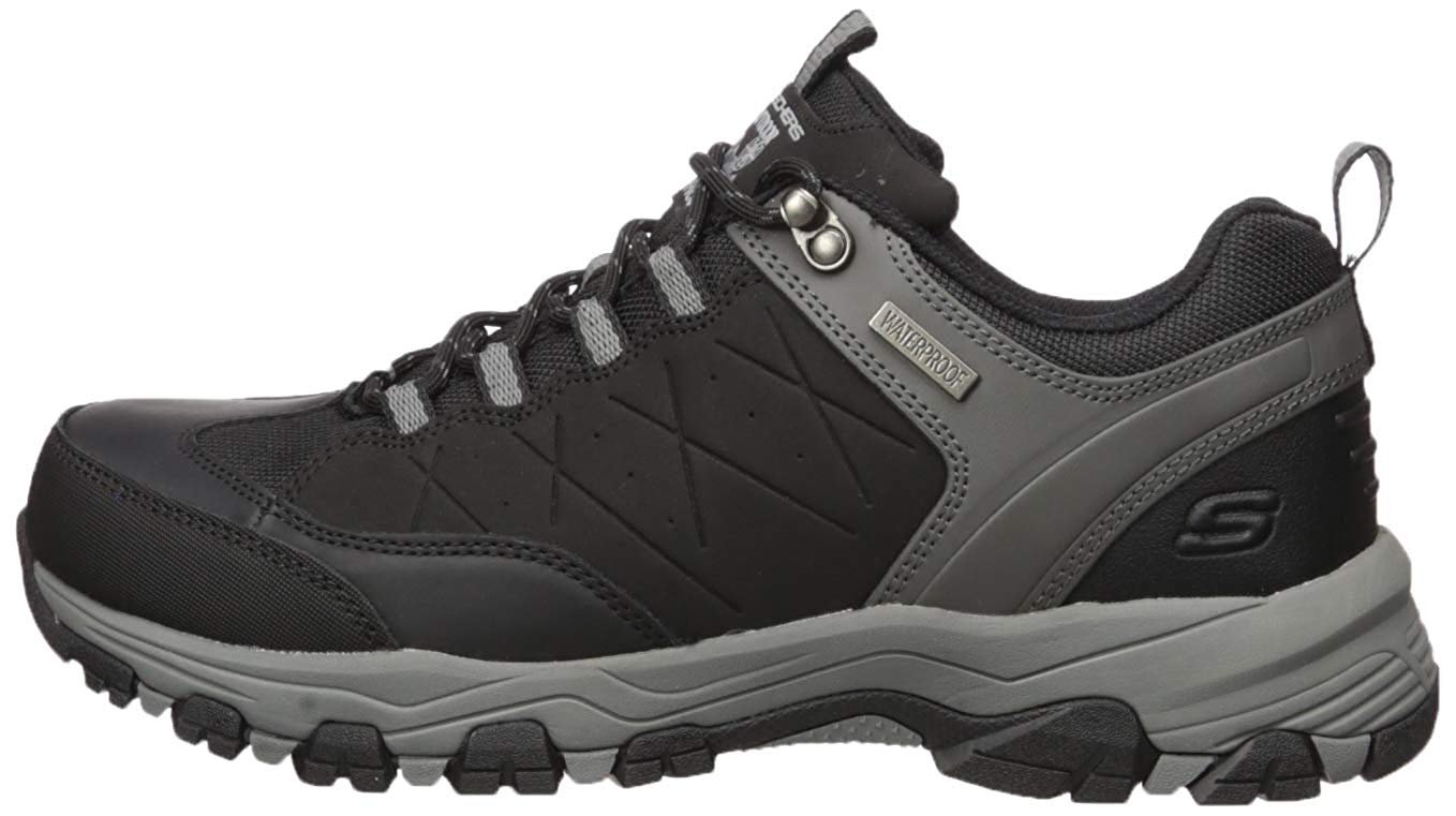 Skechers Men's Selmen-helson Trail Oxford Hiking Shoe, Black, Size 8.0 ...