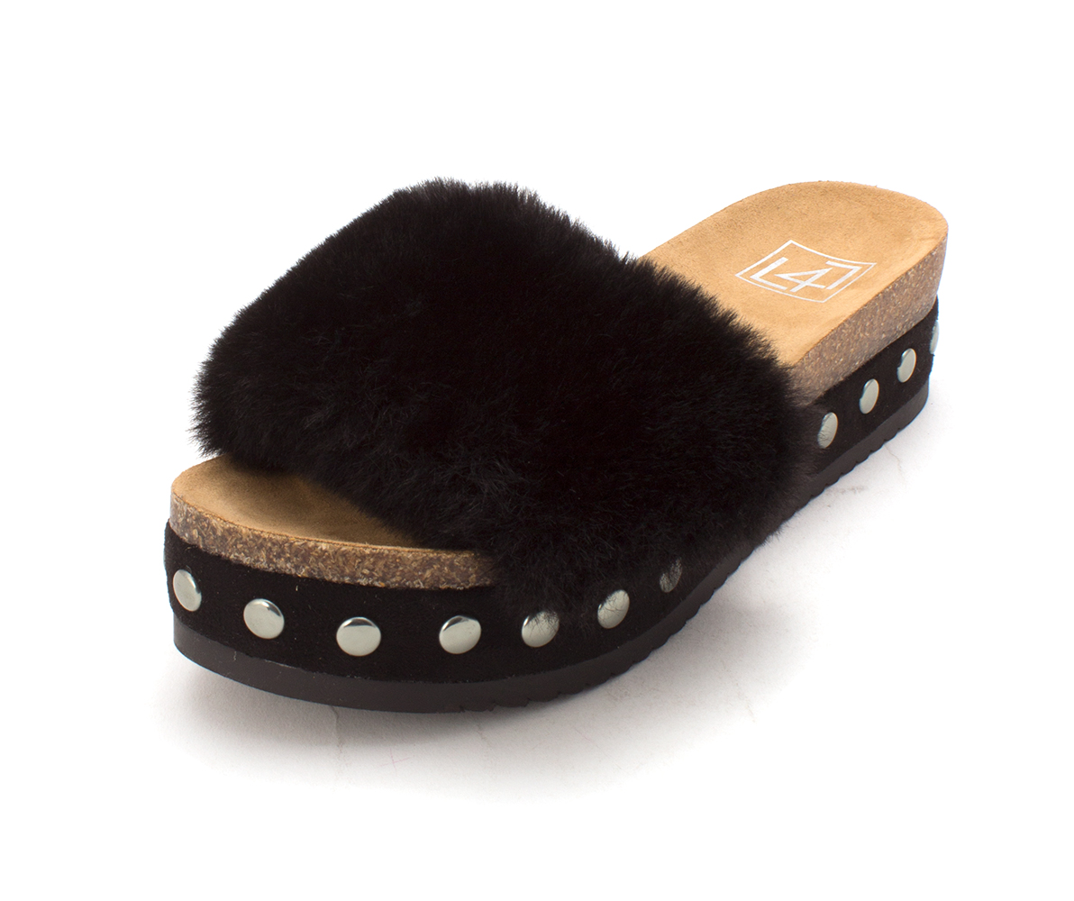 Lust for Life Womens Prism Open Toe Casual Slide Sandals Lust for Life Womens Prism Open Toe Casual Slide Sandals