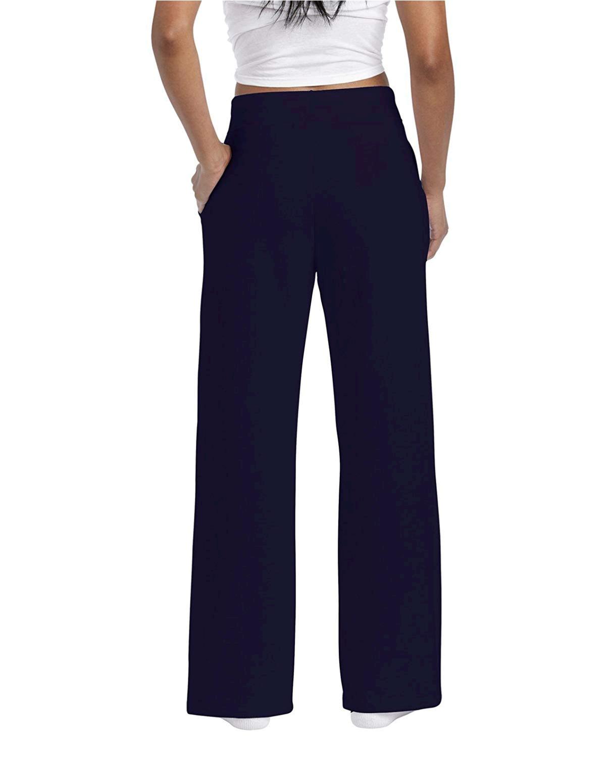 Gildan Women's Open Bottom Sweatpants, Navy, 2X-Large, Navy, Size XX ...
