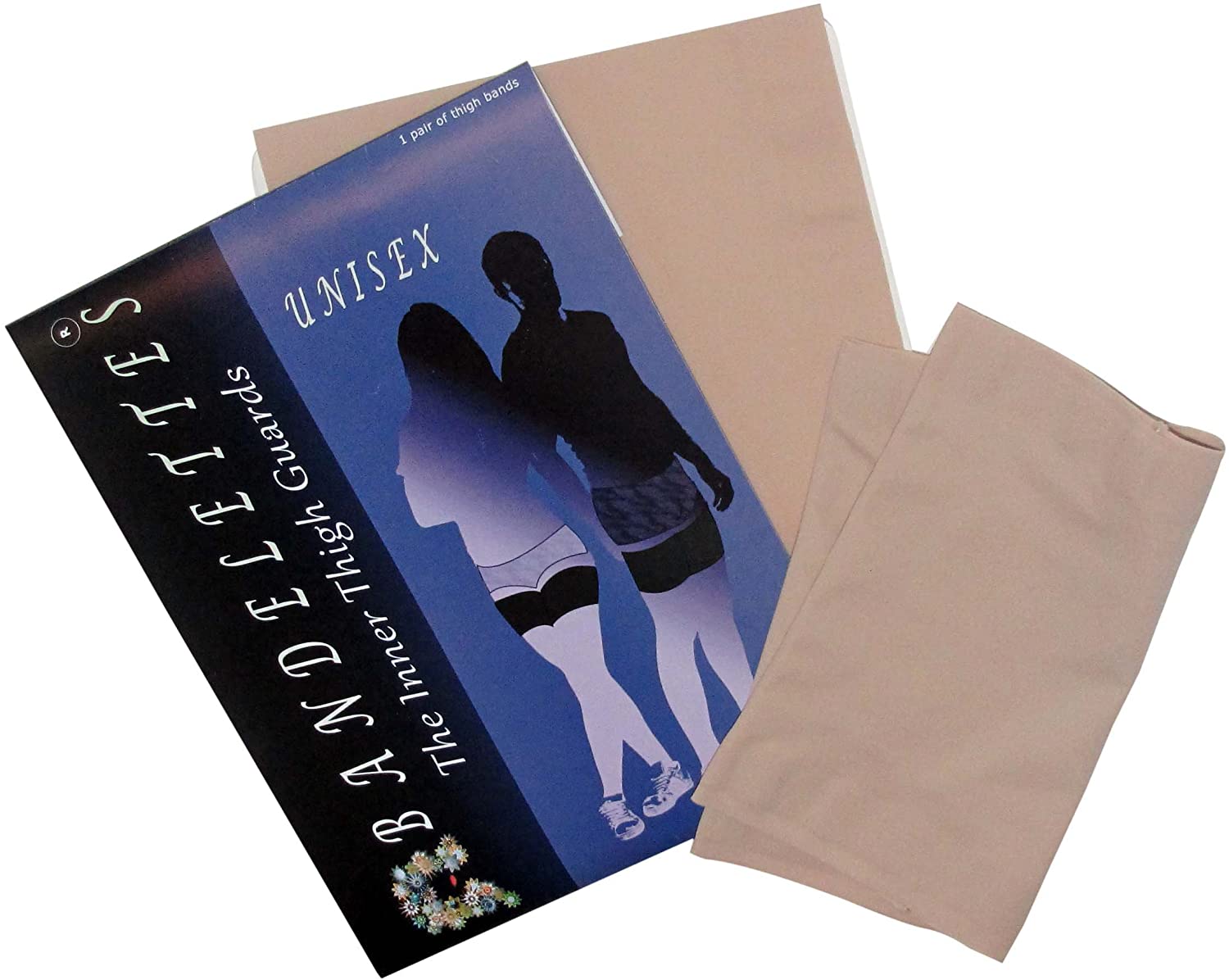 Bandelettes Elastic AntiChafing Thigh Bands Prevent, Beige Unisex