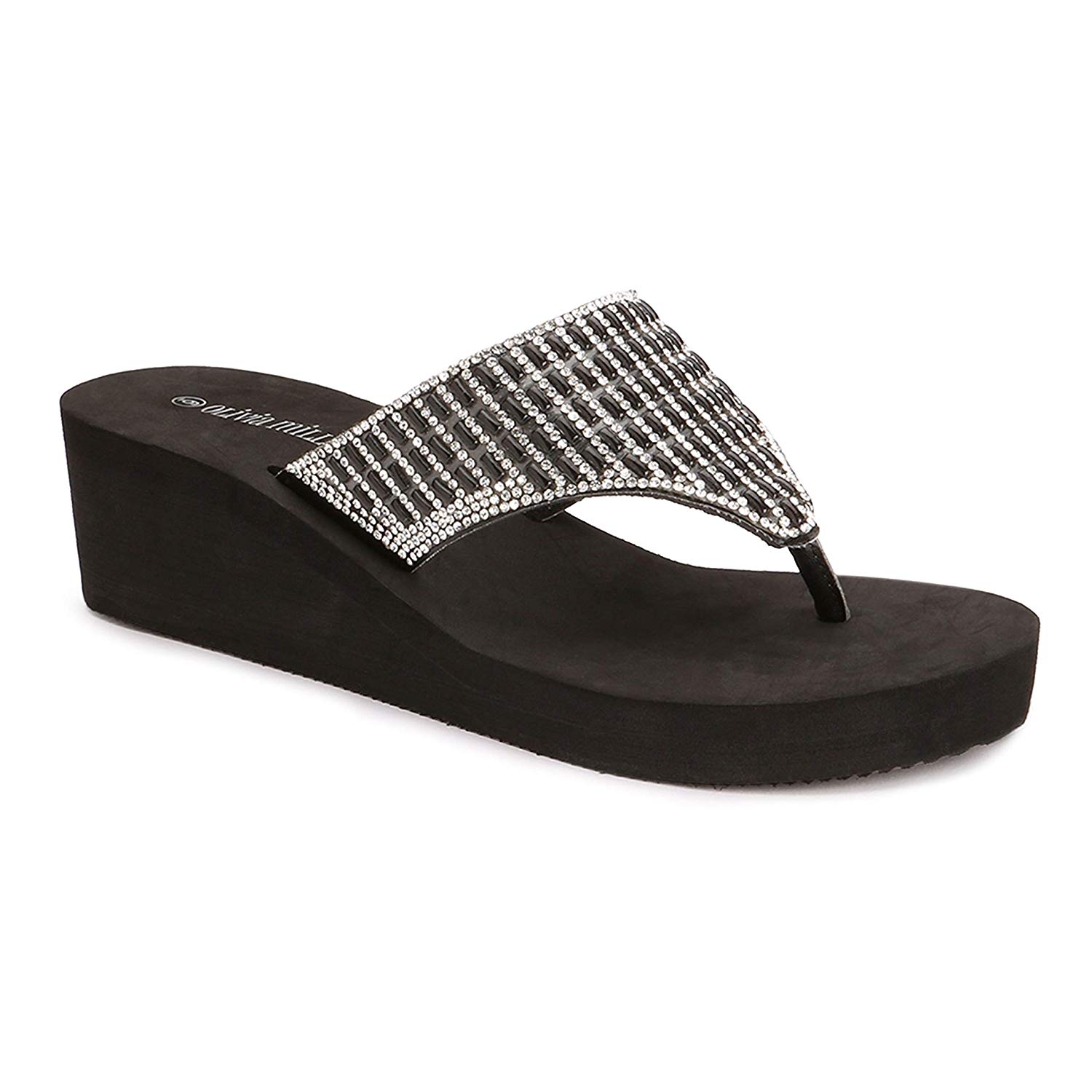 olivia miller espadrille wedge sandals