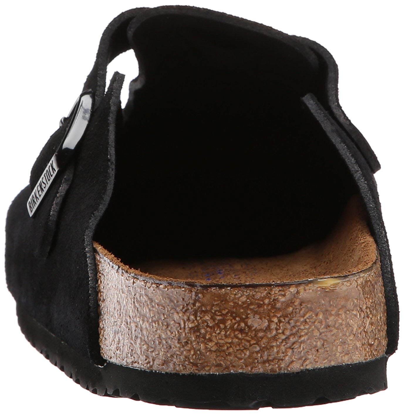 Birkenstock Womens Boston Closed Toe Mules, Black Suede, Size 8.0 VzL9 | eBay