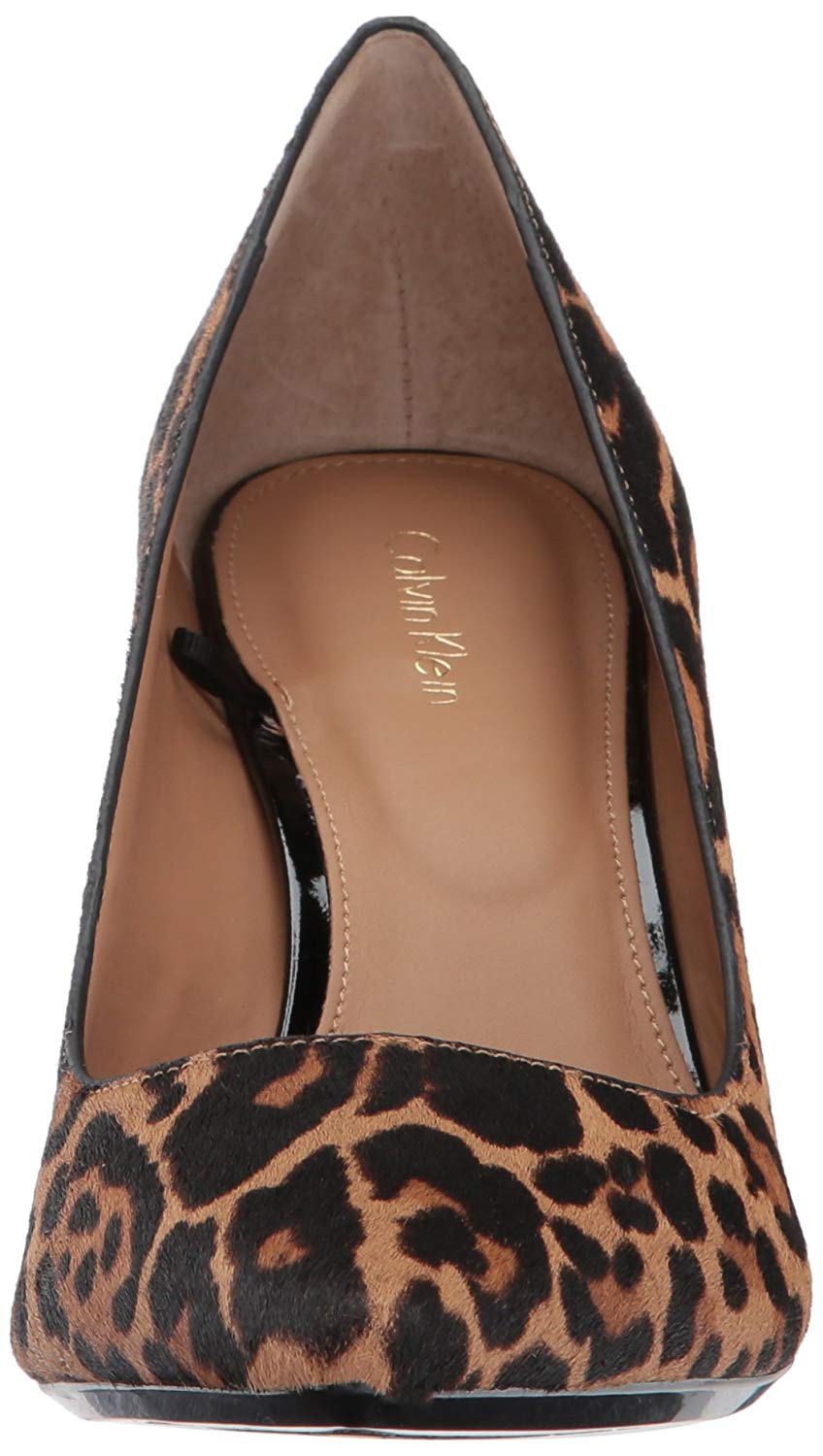 calvin klein gayle pumps leopard