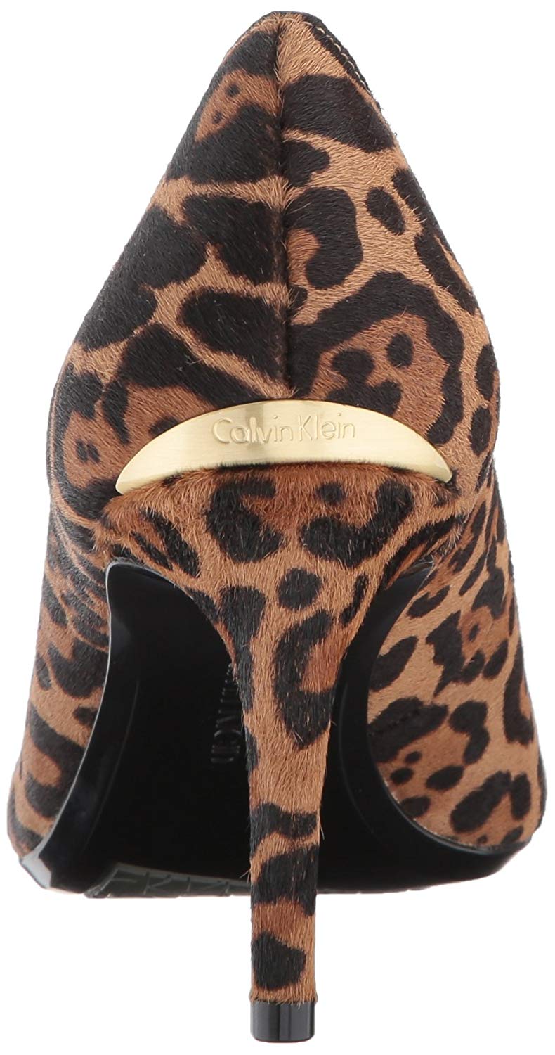 calvin klein gayle pumps leopard