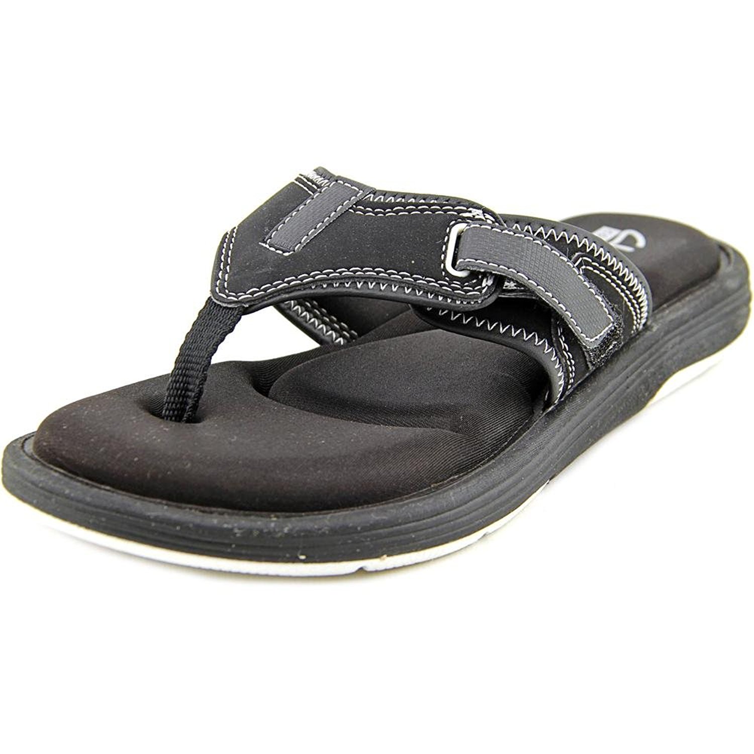 CLARKS Womens Olina Park Open Toe Casual Black Size 60 CLARKS Womens Olina Park Open Toe Casual Black Size 60