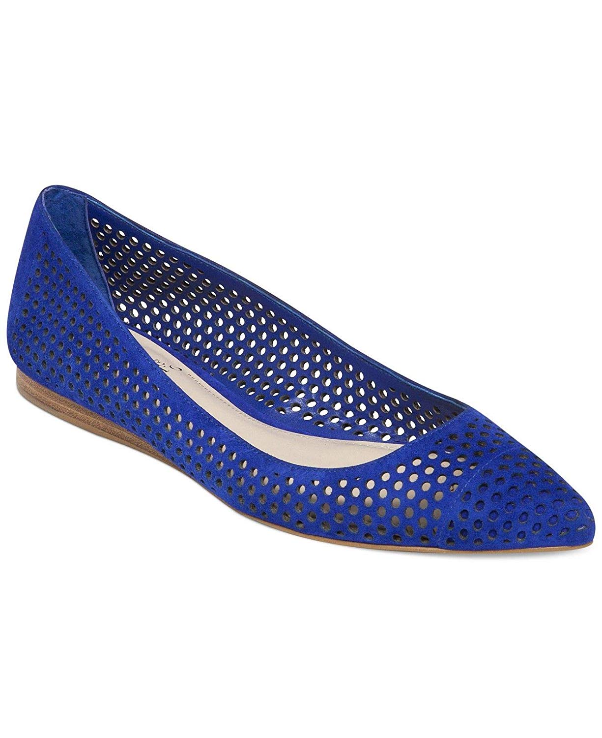 vince camuto black leather flats