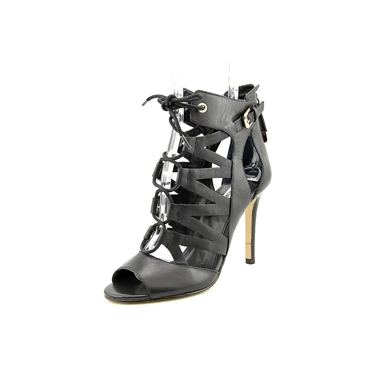 Guess Footwear Larkee Black Leather Black Size 8.5 0oz5 Guess Footwear Larkee Black Leather Black Size 8.5 0oz5