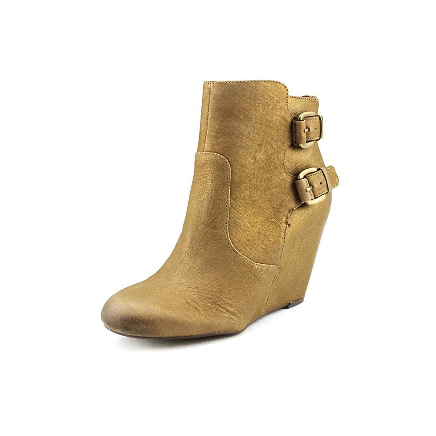 GUESS Womens Ulfred Almond Toe Ankle Fashion Boots Bronze Size 7.5 GUESS Womens Ulfred Almond Toe Ankle Fashion Boots Bronze Size 7.5