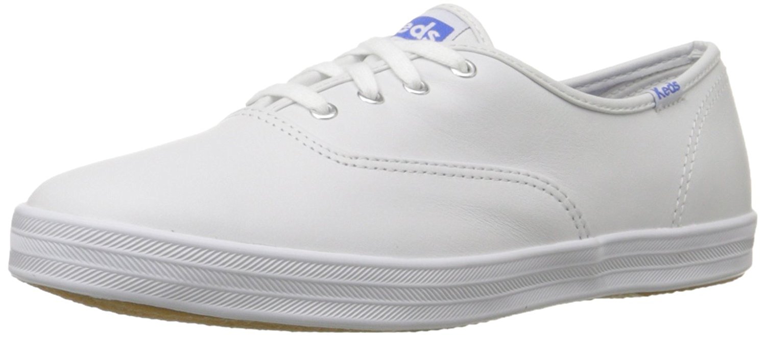 Keds Womens Champion Leather Low Top Lace Up Fashion Sneakers White Size 8 5 Ebay