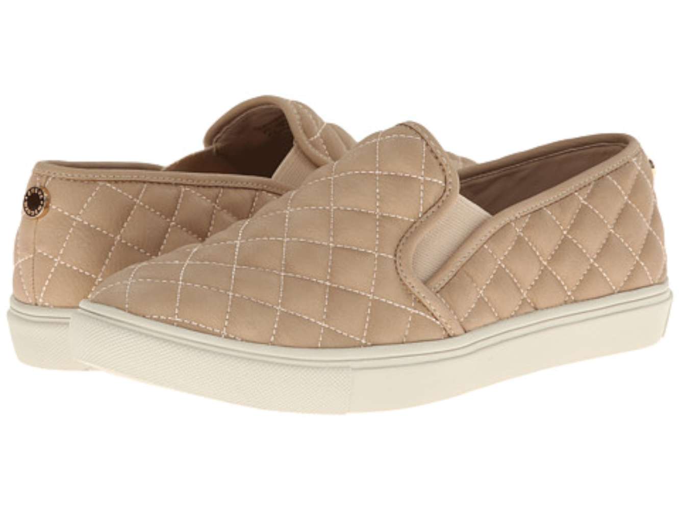 Steve Madden Womens Ecentrcq Low Top Slip On Fashion Sneakers Blush Size Ebay