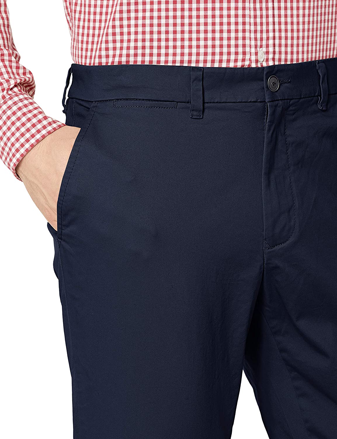 Tommy Hilfiger Men's Stretch Chino Pants in Slim, Navy Blazer, Size 32W ...