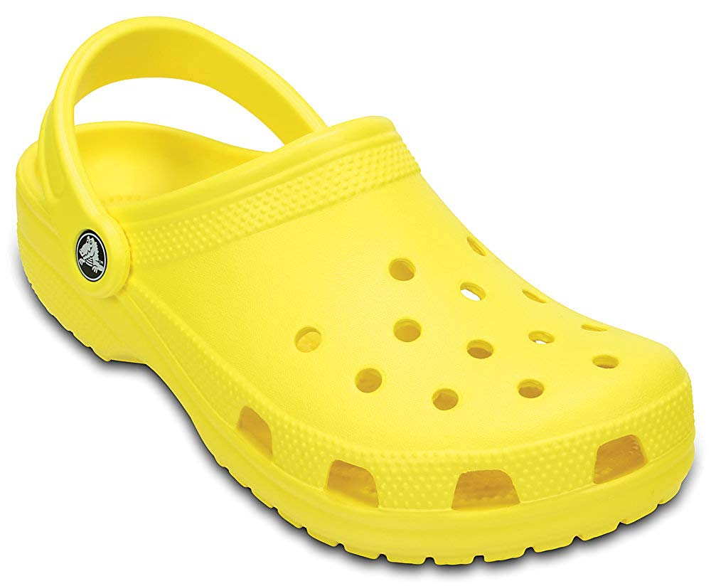 Crocs Mens Alligator Slip On Casual Clogs, Lemon, Size 9.0 wlOl | eBay