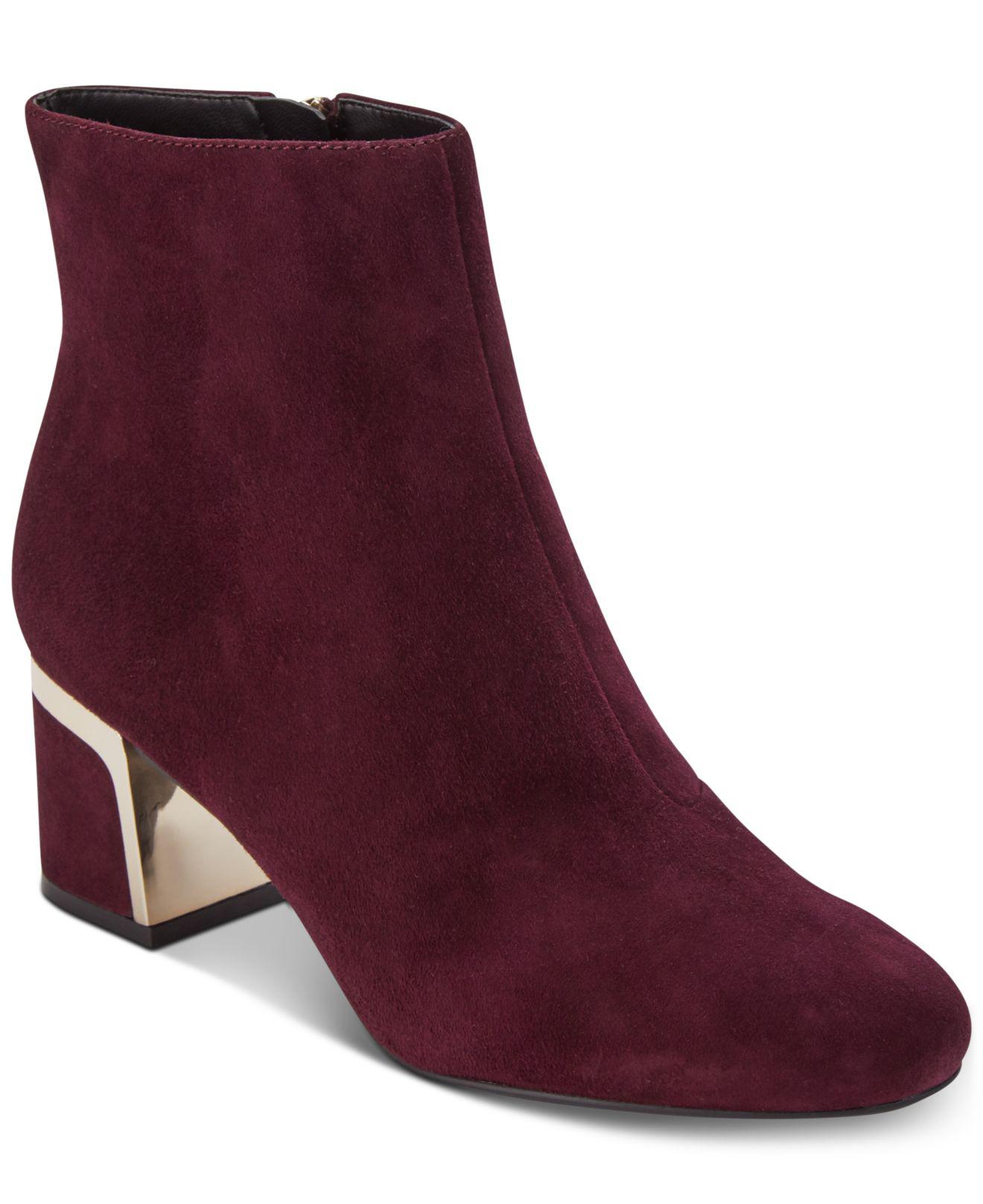 oxblood ankle boots womens