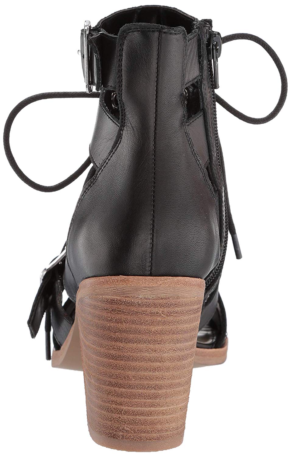 steve madden black open toe heels