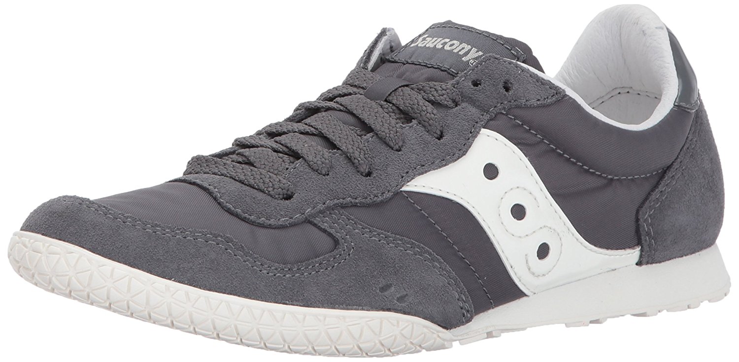 Saucony Womens Bullet Low Top Lace Up Fashion Sneakers Charcoal Cream Size 9.0 Saucony Womens Bullet Low Top Lace Up Fashion Sneakers Charcoal Cream Size 9.0