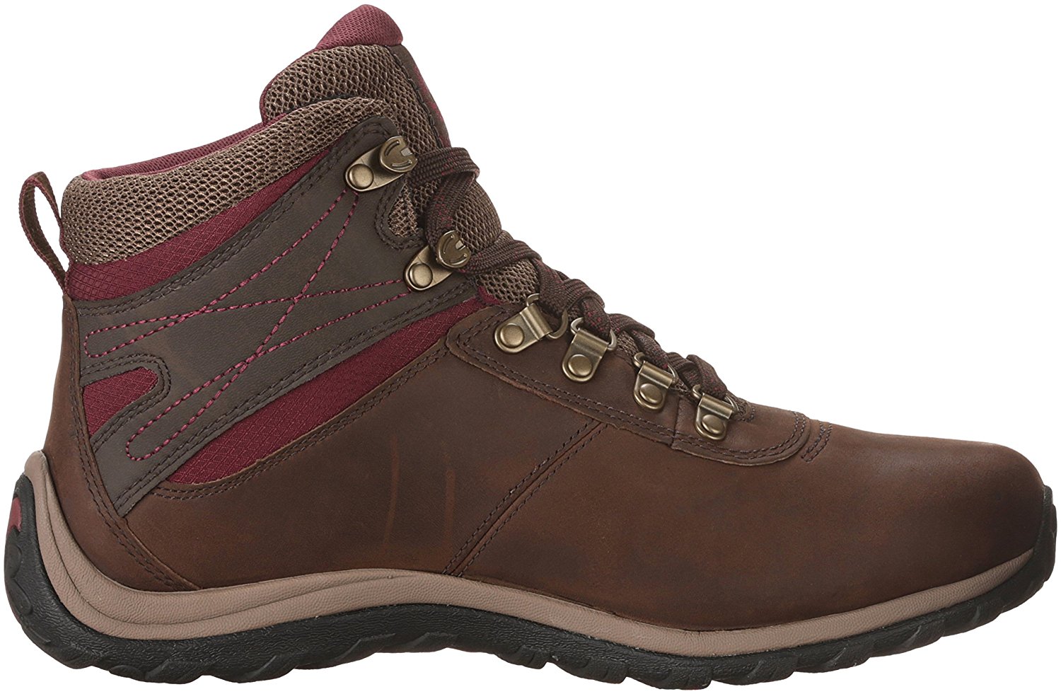 Timberland Women's Norwood Mid Waterproof Hiking Boot, Dark Brown, Size ...