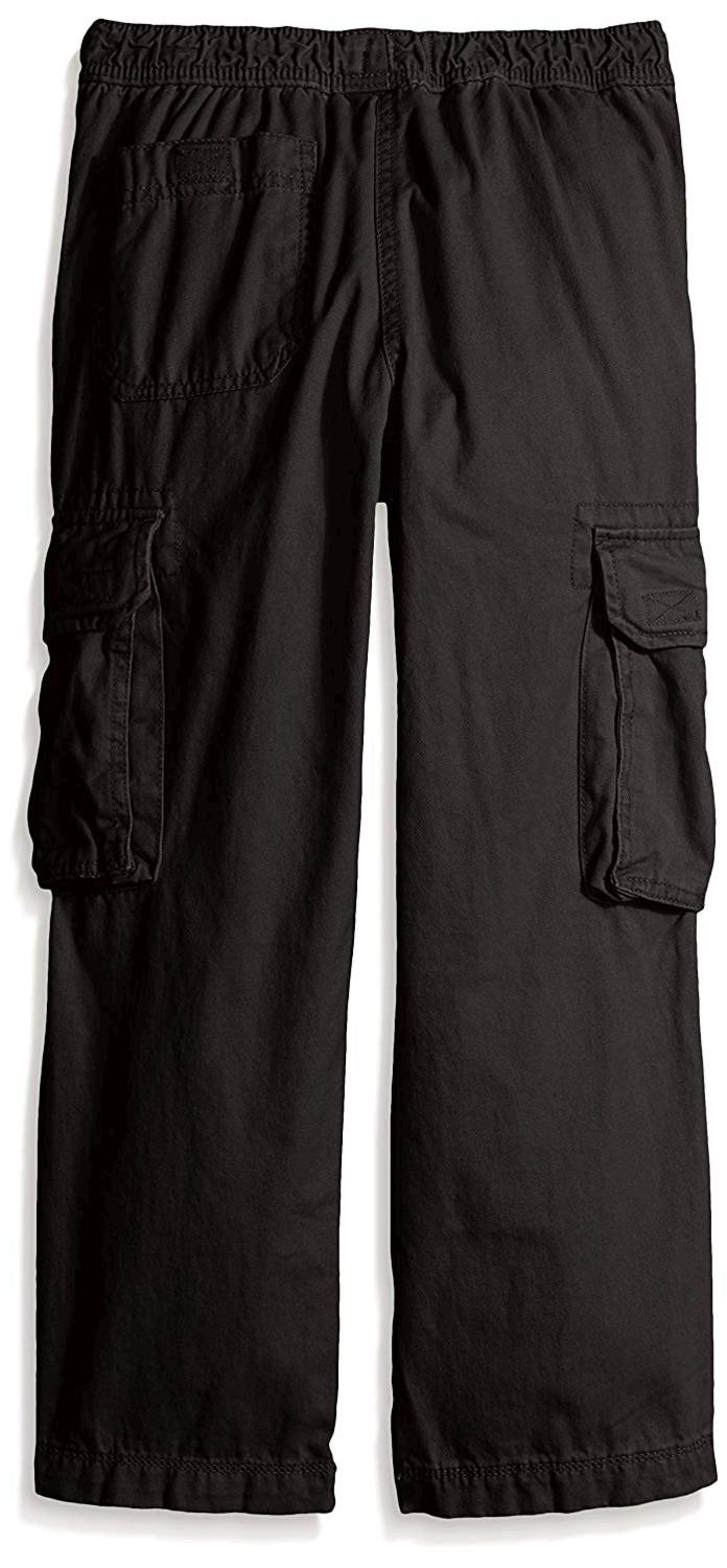 black cargo pants elastic waist