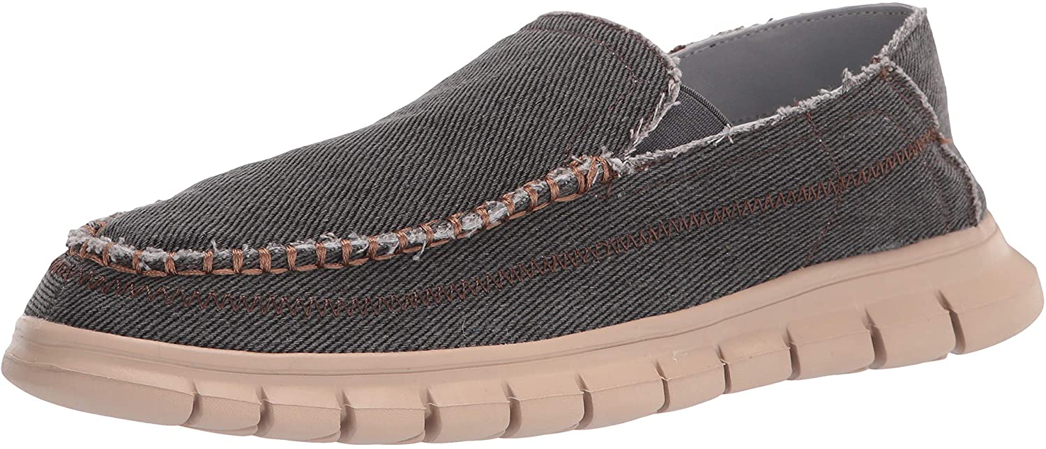 canvas slip on deck shoes