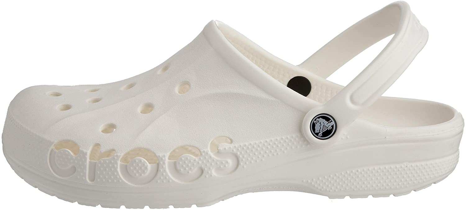 Crocs Baya Clog |Comfortable Slip on Casual Water Shoe, White, Size 11. ...
