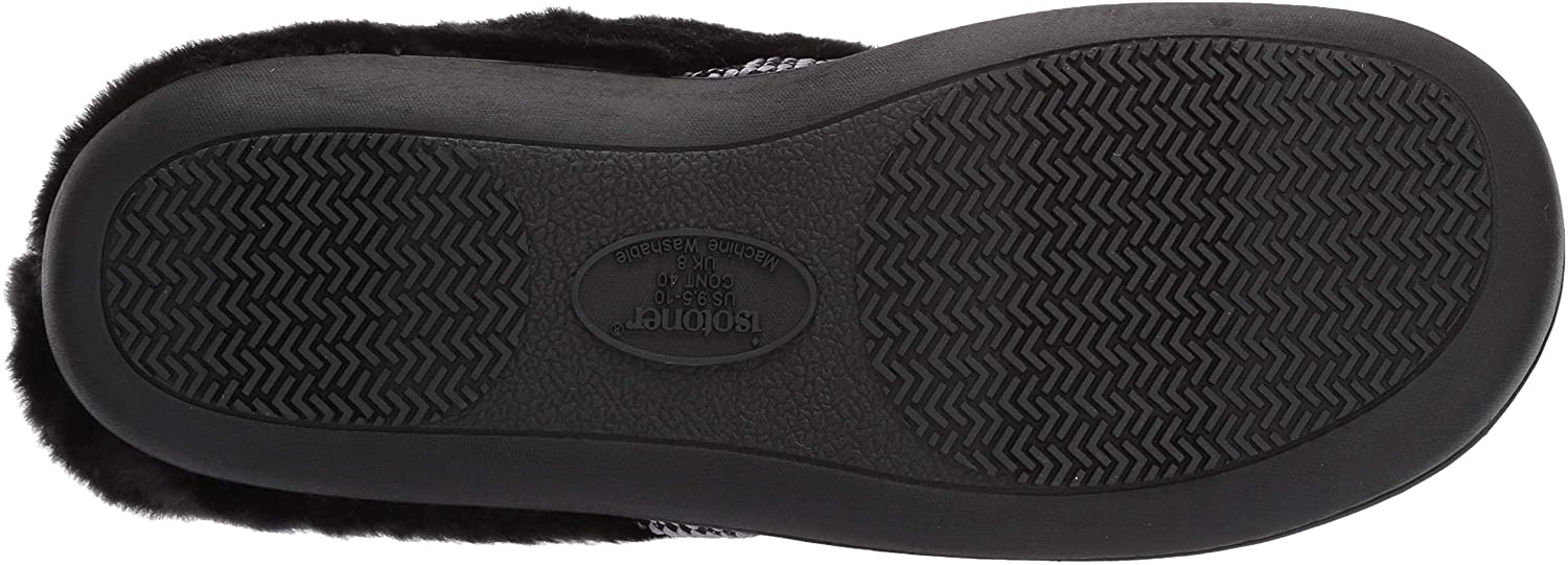 isotoner Women�s Microsuede Memory Foam Basil Hoodback