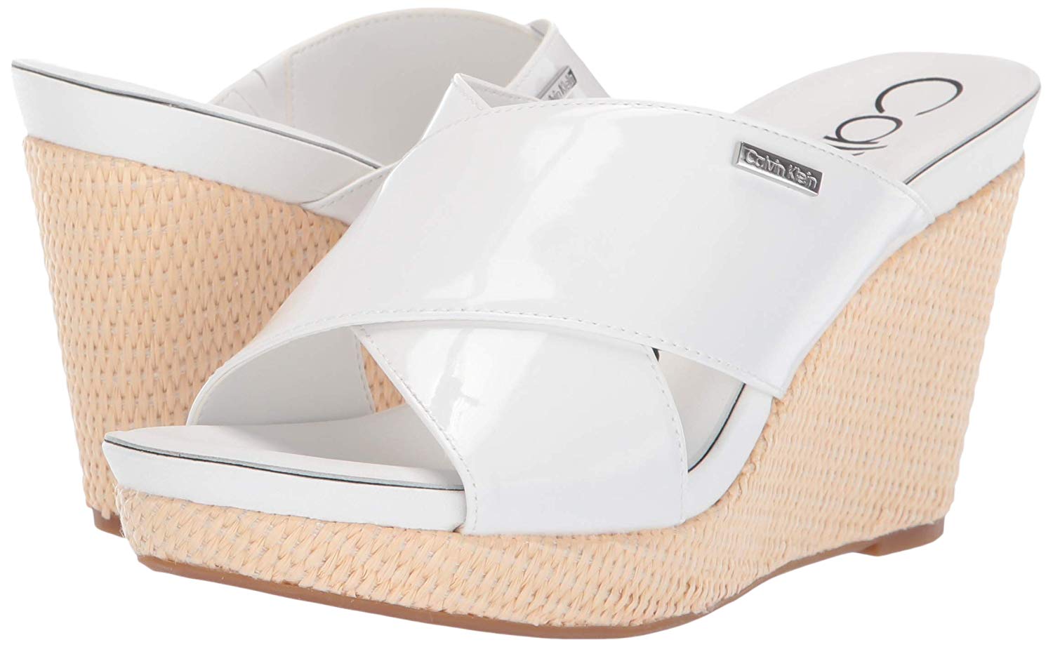 calvin klein women's britta wedge sandals