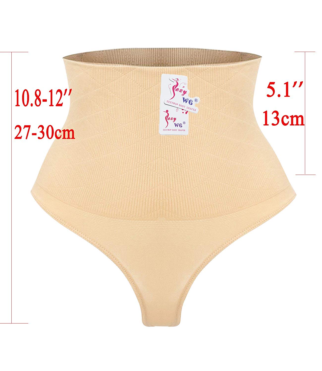SEXYWG Women Waist Cincher Girdle Tummy Control Thong Panty, Beige, Size Medium | eBay