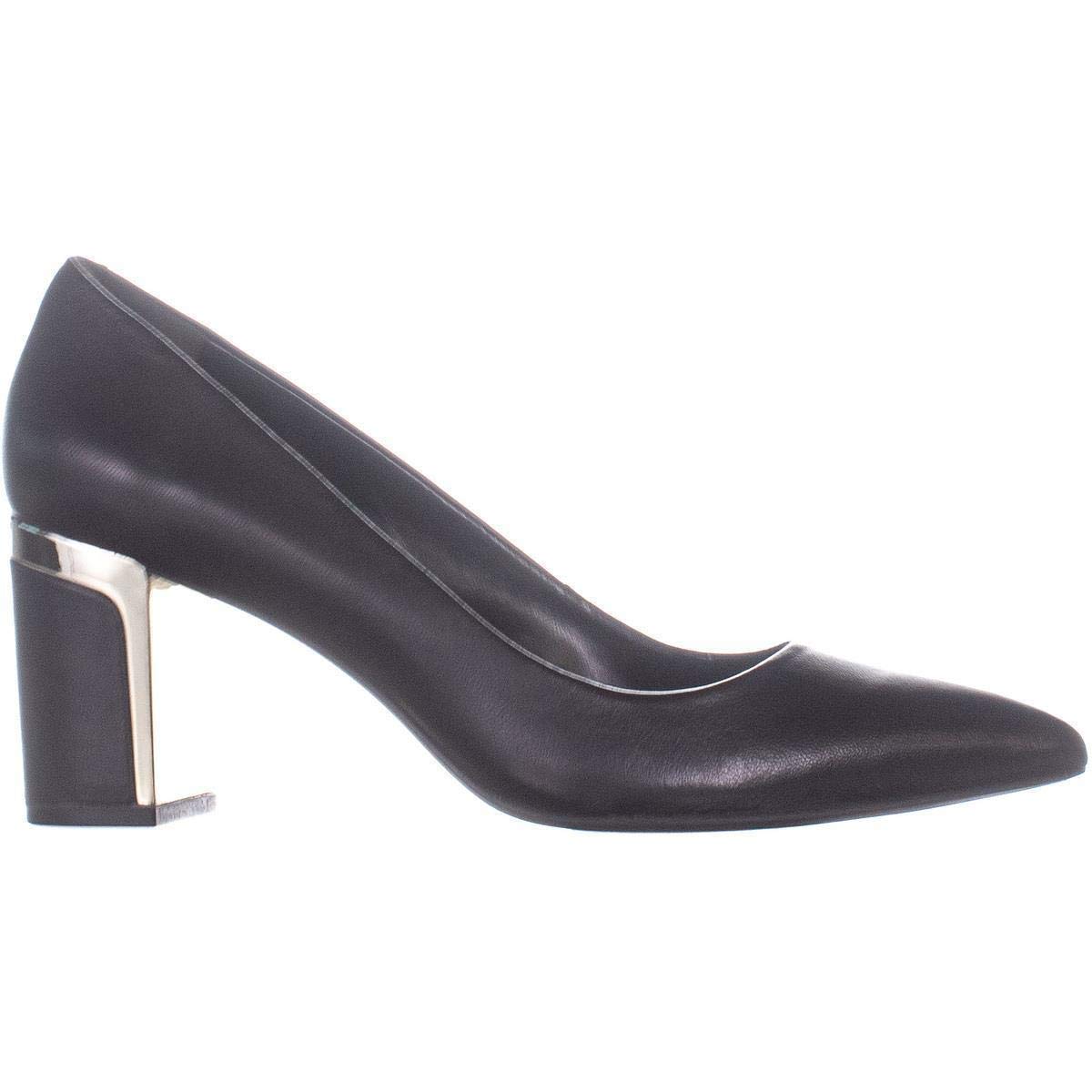 DKNY Womens Elie Leather Pointed Toe Classic Pumps, Black, Size 7.0 ...