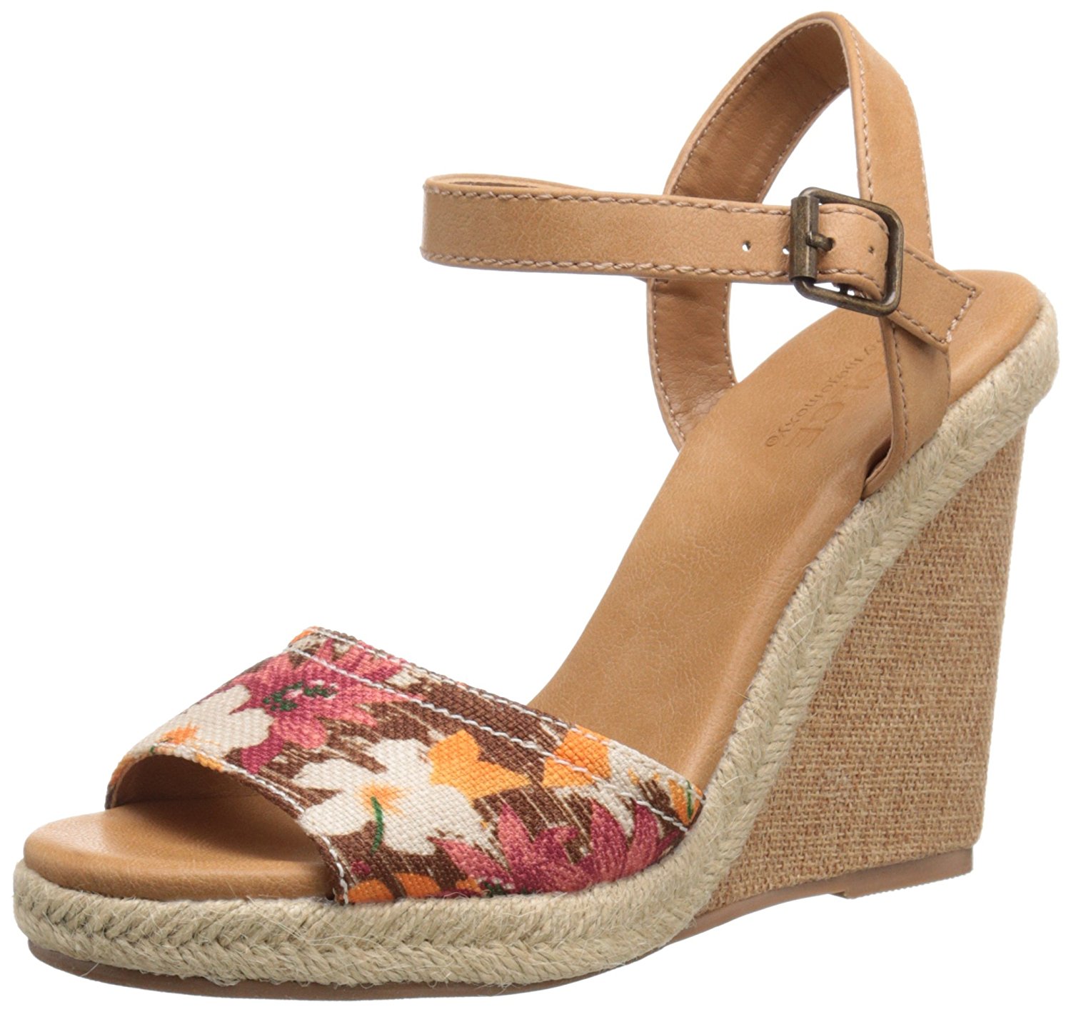 DOLCE by Mojo Moxy Womens Posey Fabric Open Toe Casual Platform Brown Size 90 DOLCE by Mojo Moxy Womens Posey Fabric Open Toe Casual Platform Brown Size 90