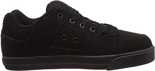 dc pure black & pirate black skate shoes