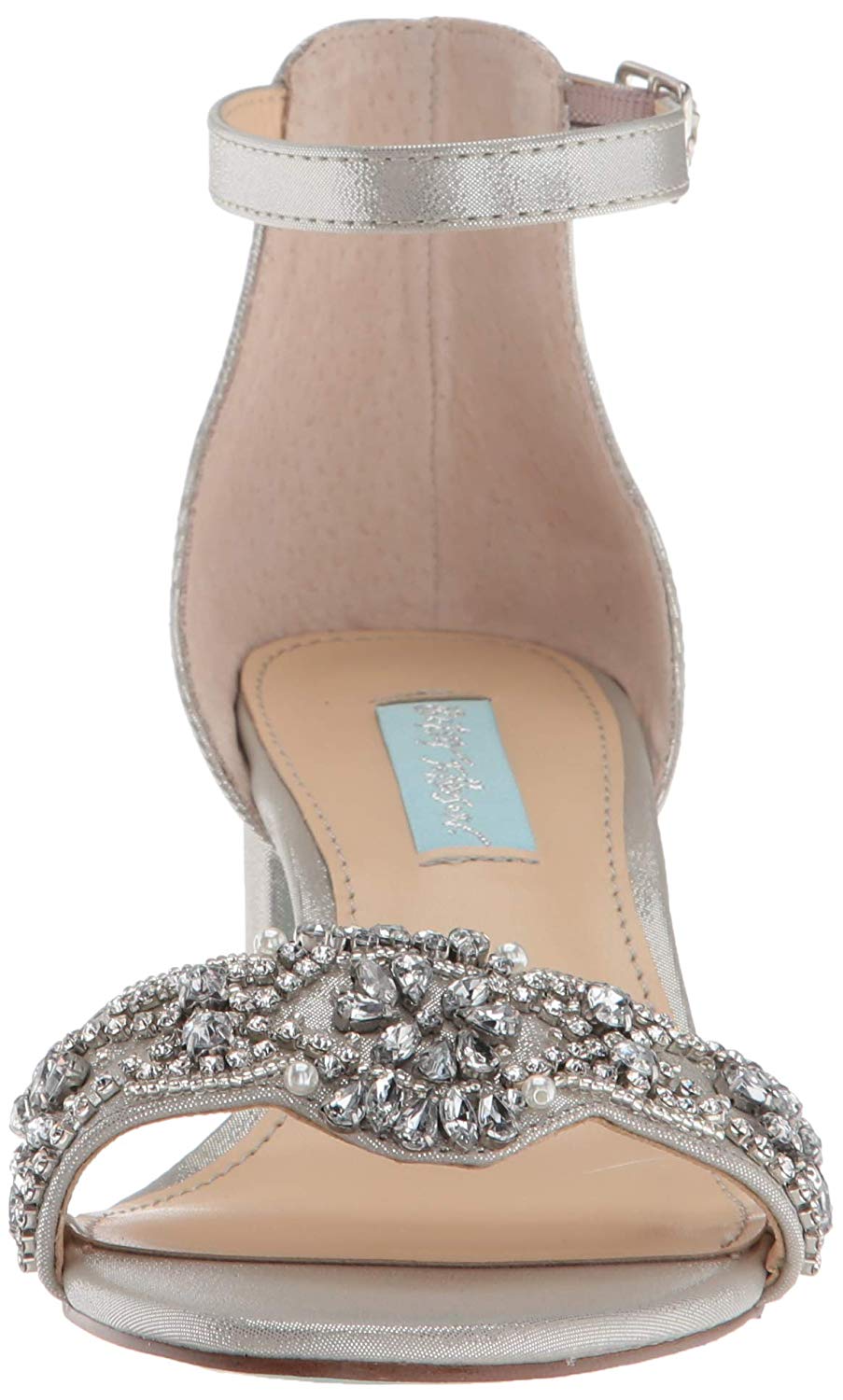 Blue By Betsey Johnson Women's Sb-Mel Heeled Sandal, Silver, Size 8.5 ...