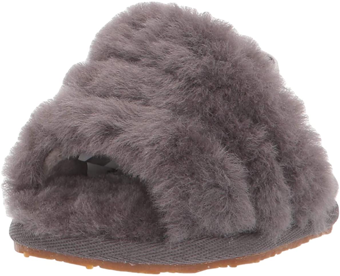 ugg fluff yeah slippers charcoal