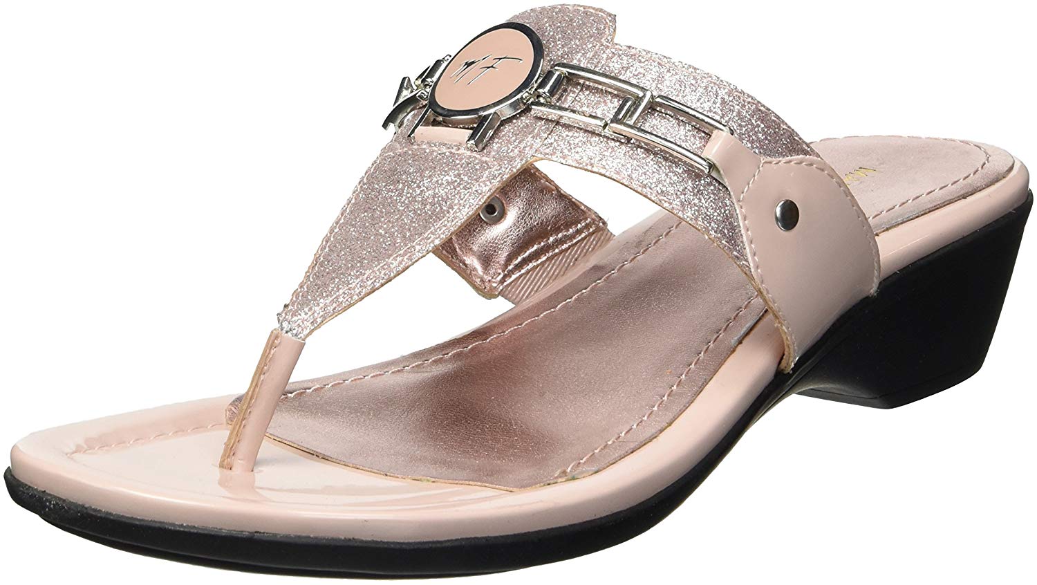 Marc Fisher Womens Amina Split Toe Casual Slide Sandals, Blush, Size 11.0 VJgx | eBay