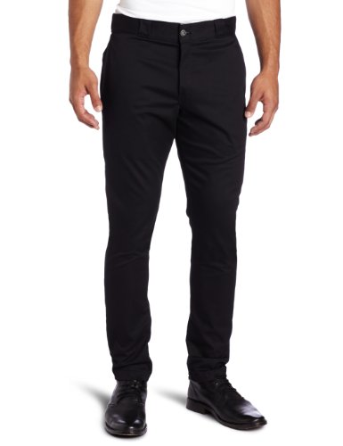 men's skinny black trousers