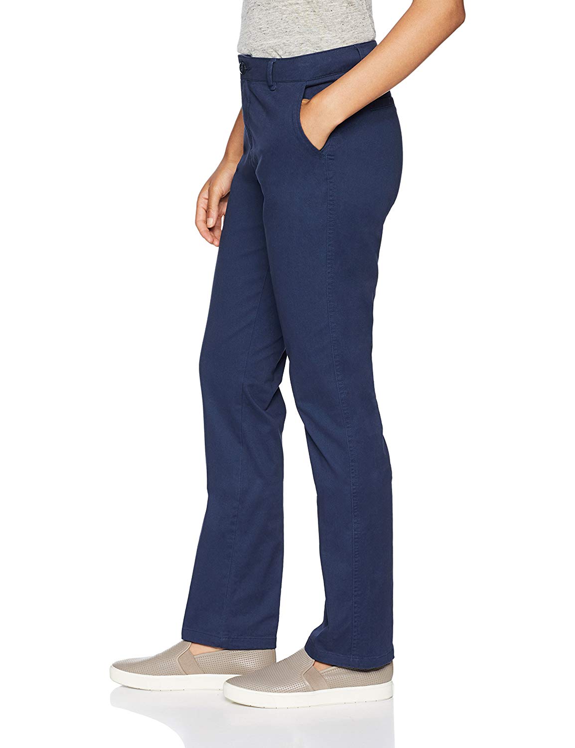 plus size navy chinos