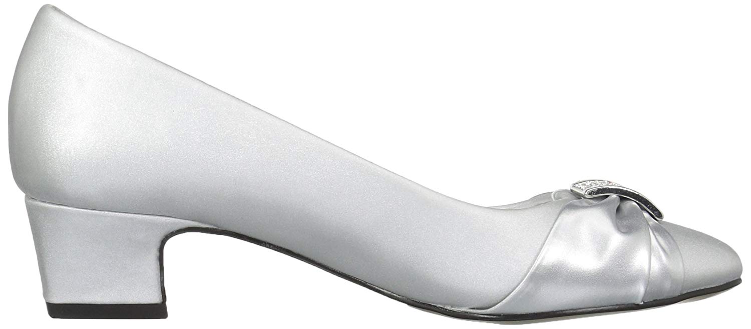 silver pumps size 9