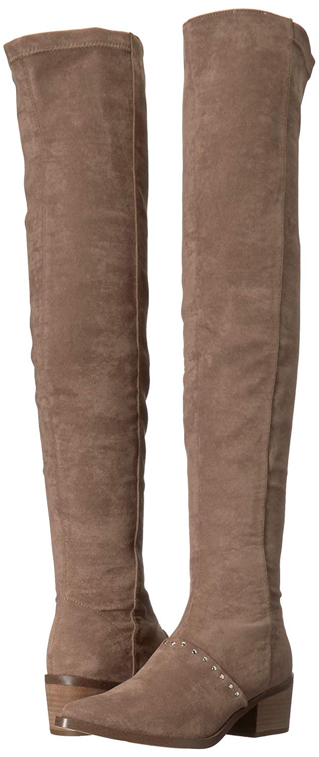 knee high satin boots