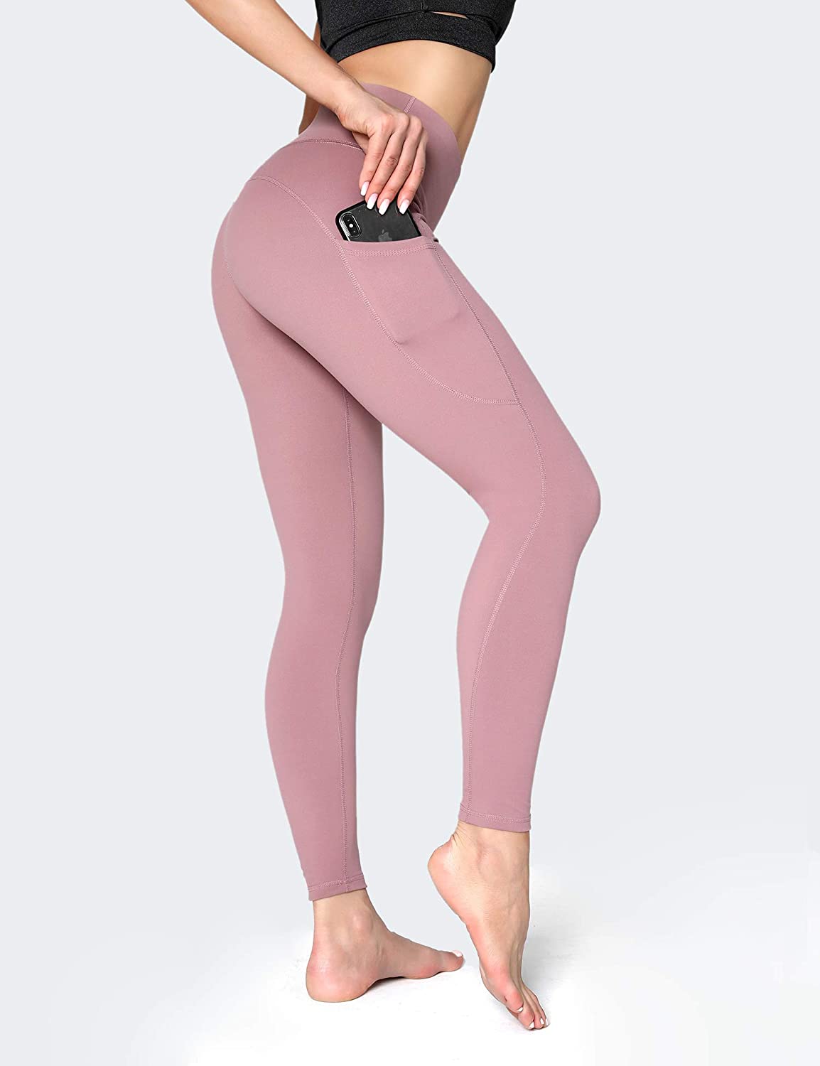 POSHDIVAH Ultra Soft Yoga Pants for Women High Waisted Tummy Control  Workout Leggings with Pockets