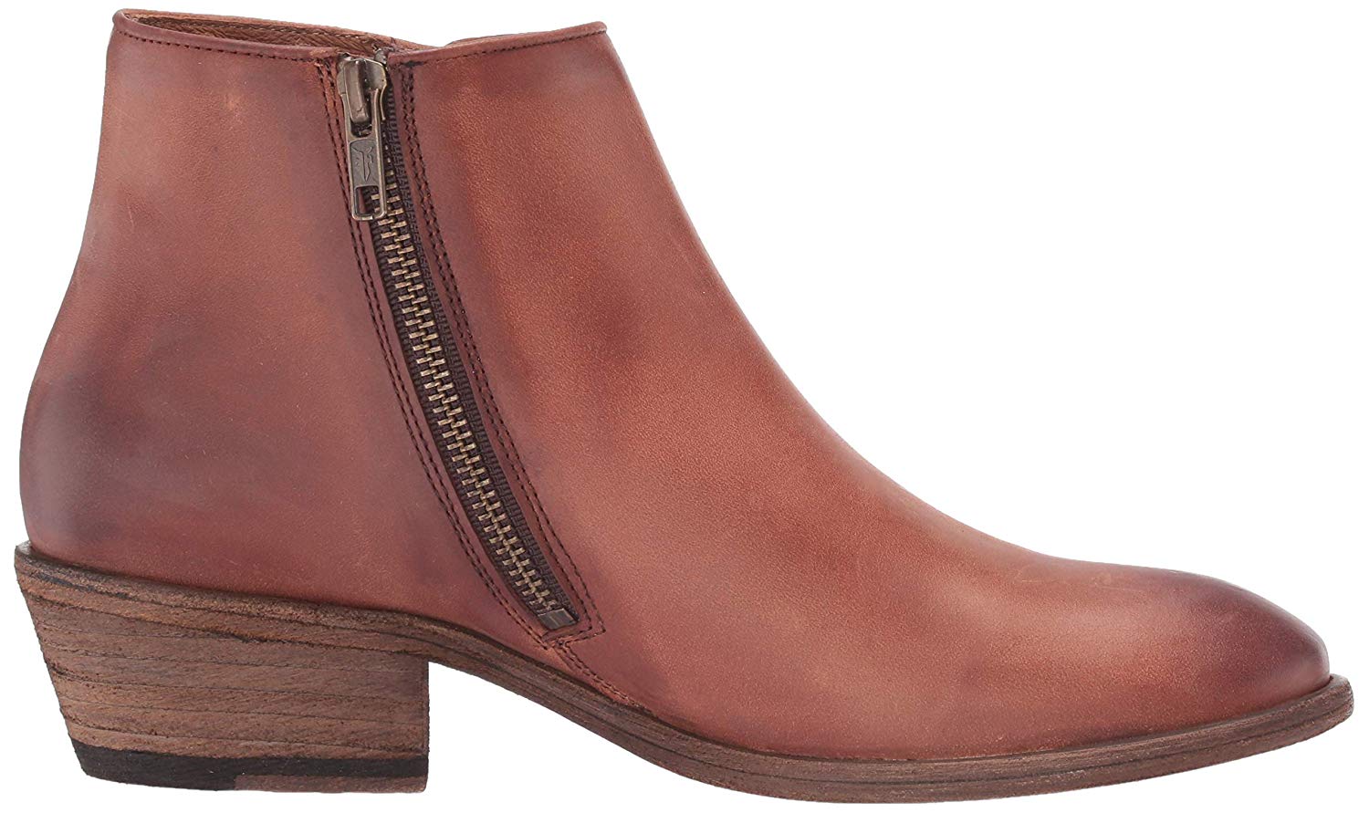 FRYE Women's Carson Piping Bootie Ankle Boot, Cognac, Size 8.0 RJ4F ...