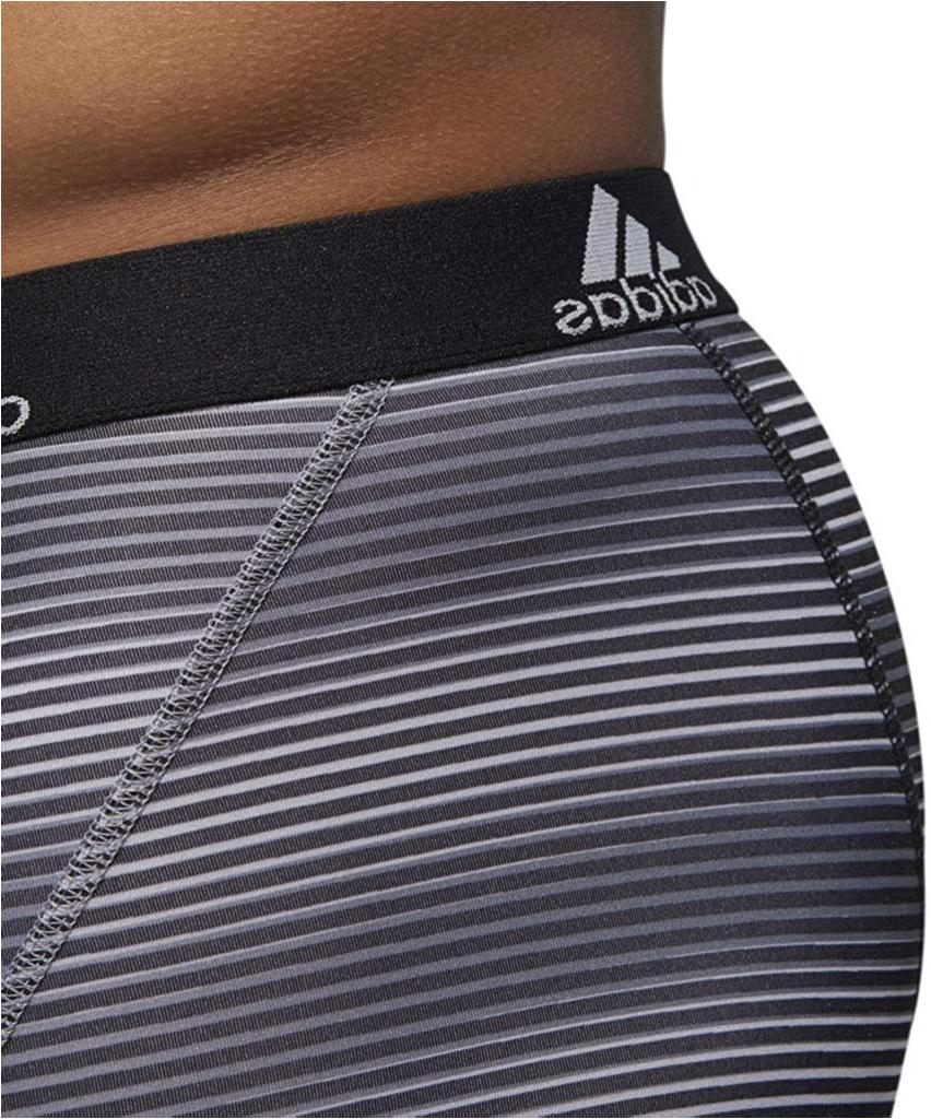 Adidas Mens Sport Performance Boxer Briefs Underwear 2 Black Size