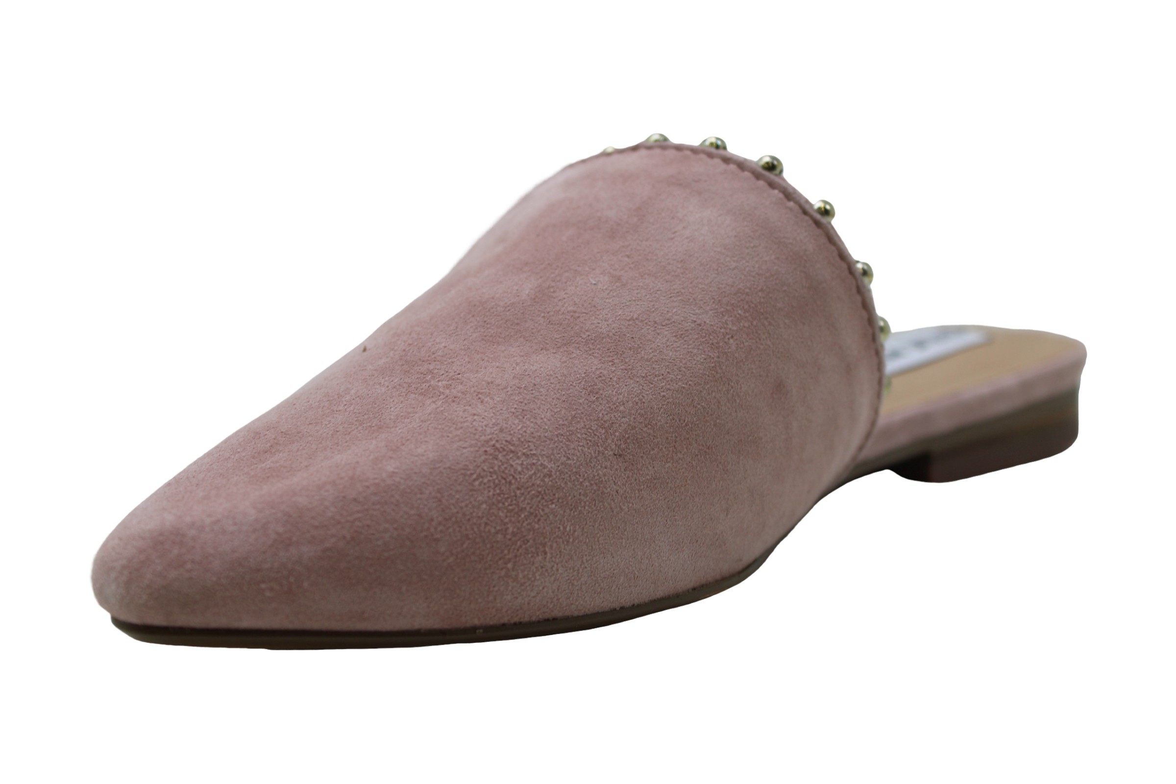 steve madden forever chain pointed toe mule tan suede