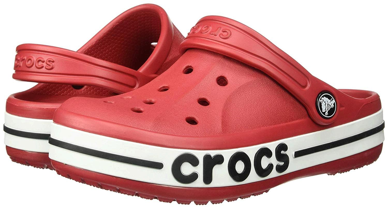Crocs Kids' Bayaband Clog, Pepper, Size 