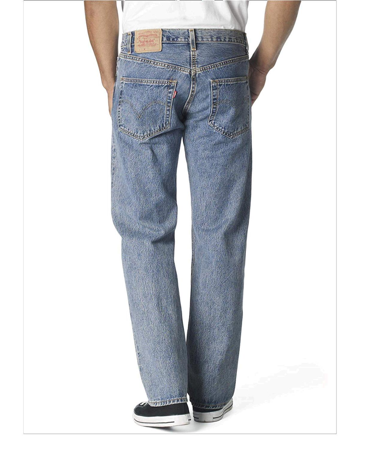 Levi's Men's 501 Original Fit Jean, Medium, Medium Stonewash, Size 34W ...