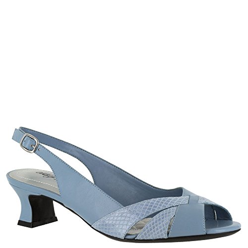 Easy Street Womens ariel Open Toe SlingBack Classic Pumps Blue Size 6.0 Easy Street Womens ariel Open Toe SlingBack Classic Pumps Blue Size 6.0
