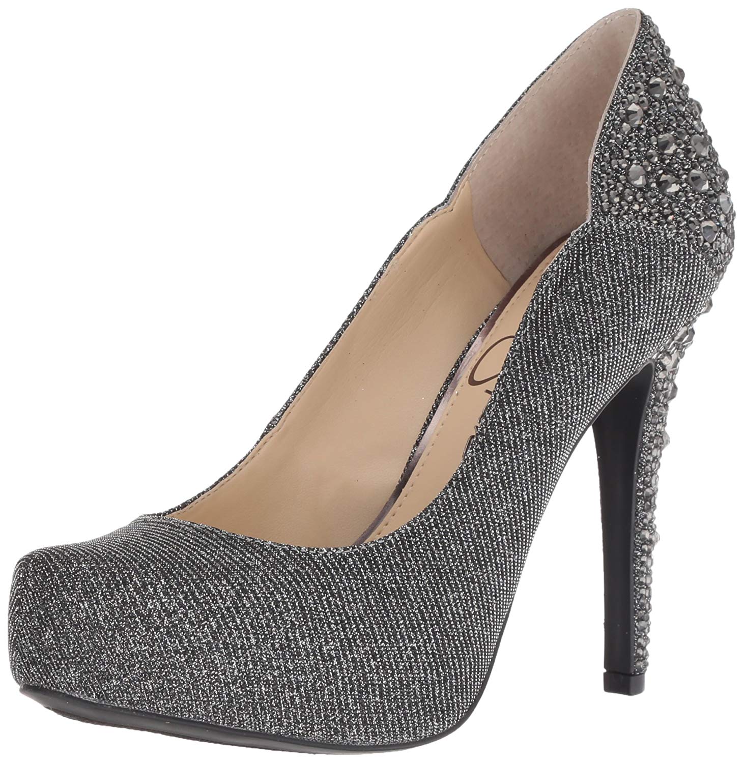 Jessica Simpson Women's Shoes Pehyton Closed Toe Classic, Pewter Multi ...