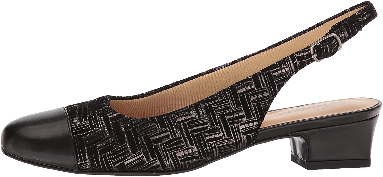 Trotters Womens Dea Leather Cap Toe 
