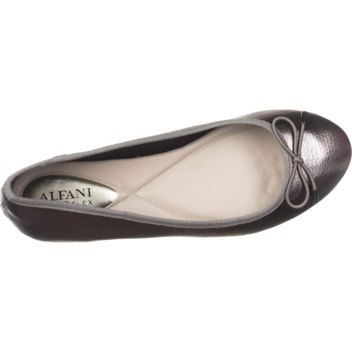 Alfani Womens Aleaat Closed Toe Ballet Flats, Pewter, Size 5.0 7oSE | eBay