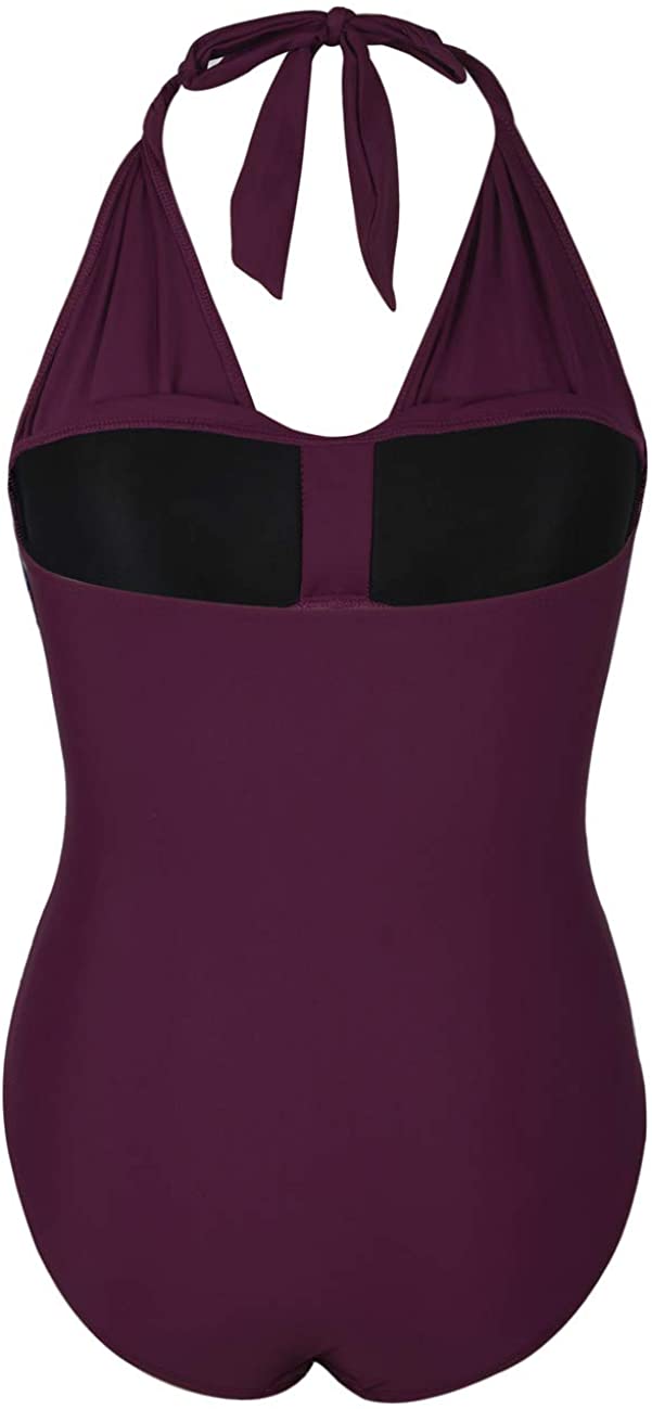 burgundy bathing suit top